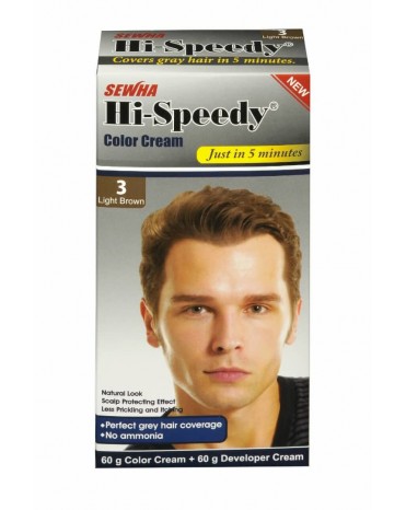 رنگ مومردانه- شماره 3 - Light brown -hi speedy